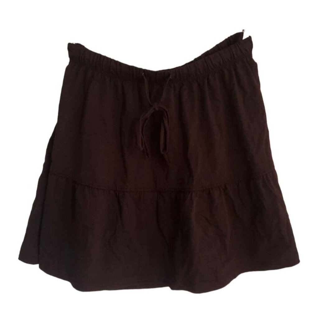 Cotton On Womens Large Ruffled Tiered Mini Skirt